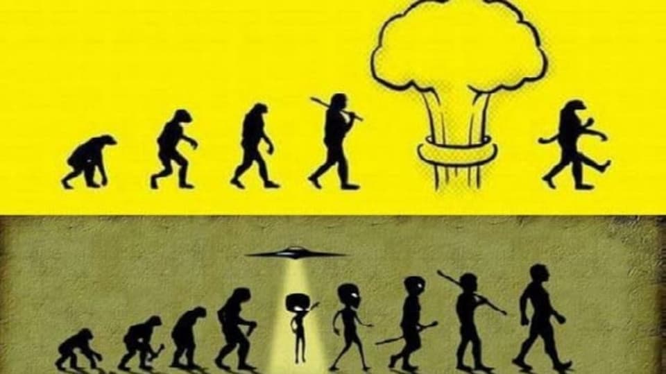 Evoluce vtipně